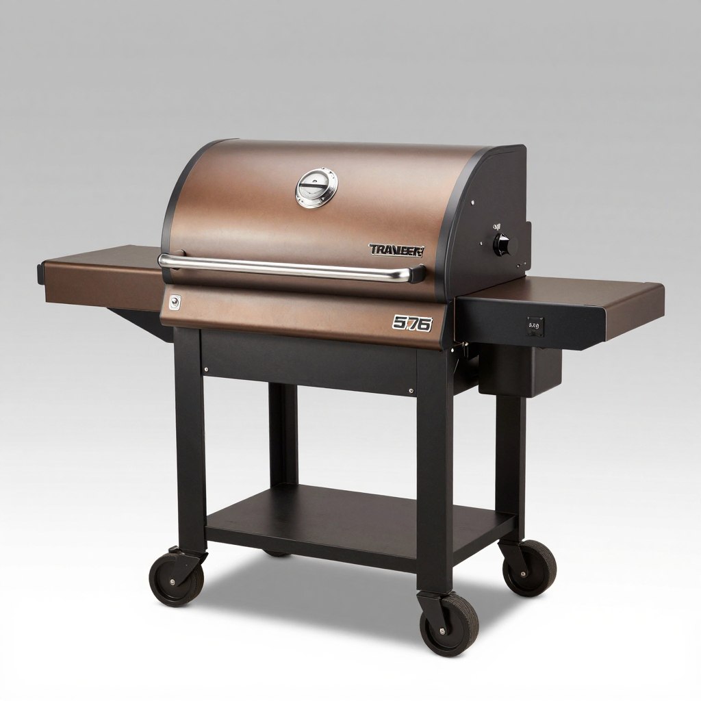 Traeger Pro 575 pellet grill in bronze finish