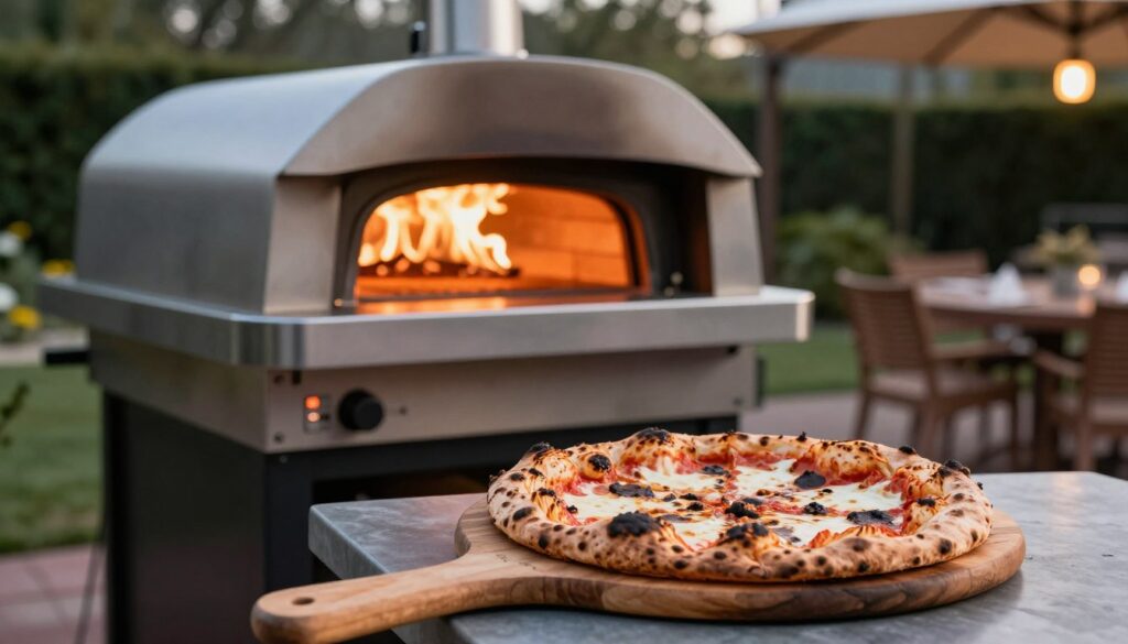 best outdoor pizza oven 2026 with flames and neapolitan pizza