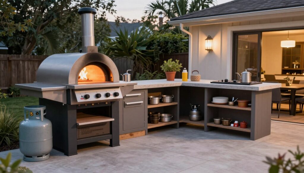 proper outdoor pizza oven installation setup